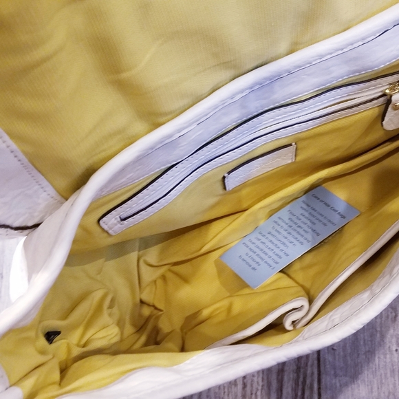 Antonio Melani leather handbag white and black - Picture 7 of 7